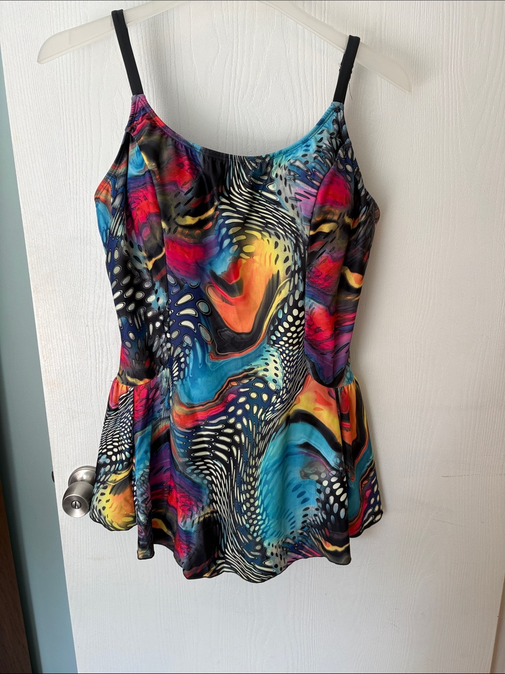 Women’s Multicolor Abstract Print Bathing Suit